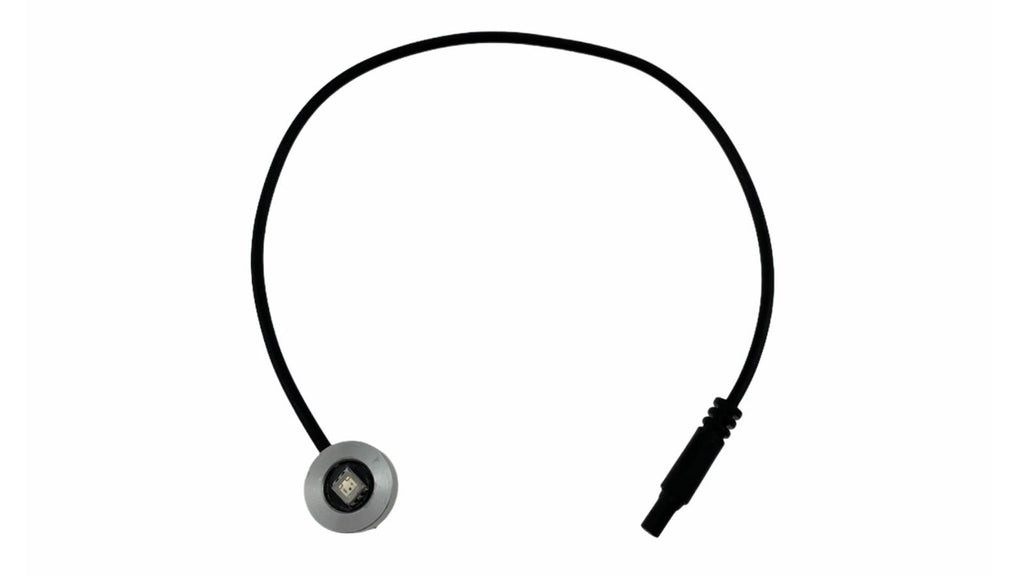 Rundes LED-RGB-Spotlicht, Vorderseite mit RGB-LED, mit 20 cm Anschlusskabel
