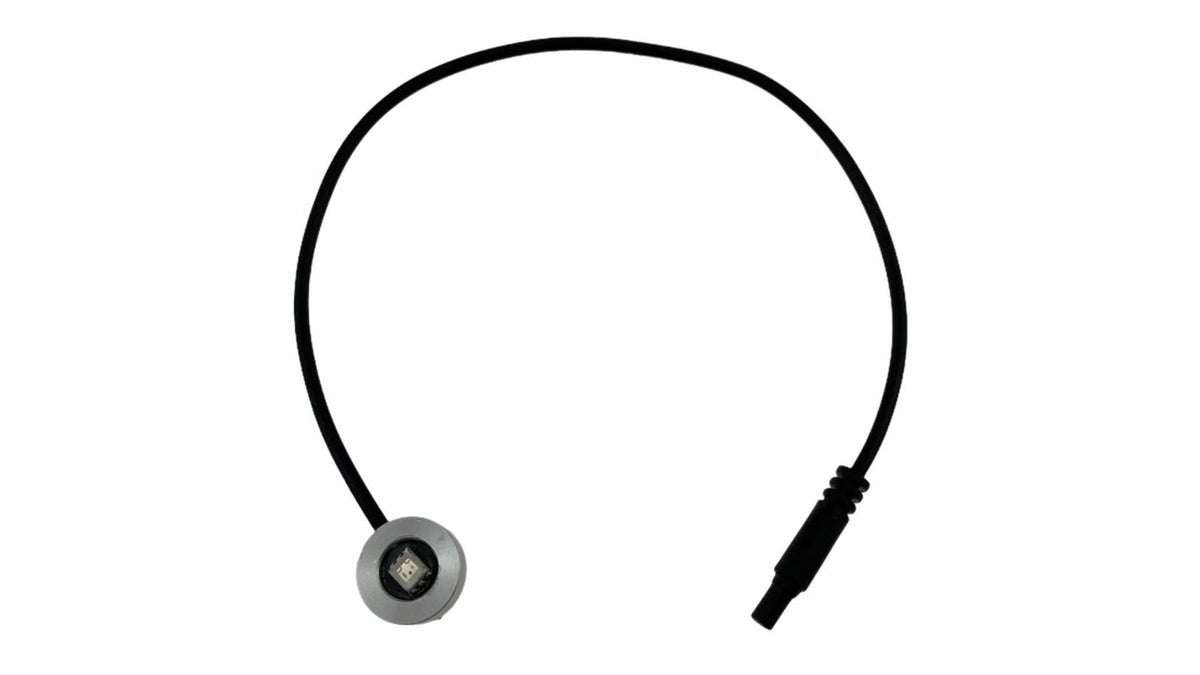 Rundes LED-RGB-Spotlicht, Vorderseite mit RGB-LED, mit 20 cm Anschlusskabel