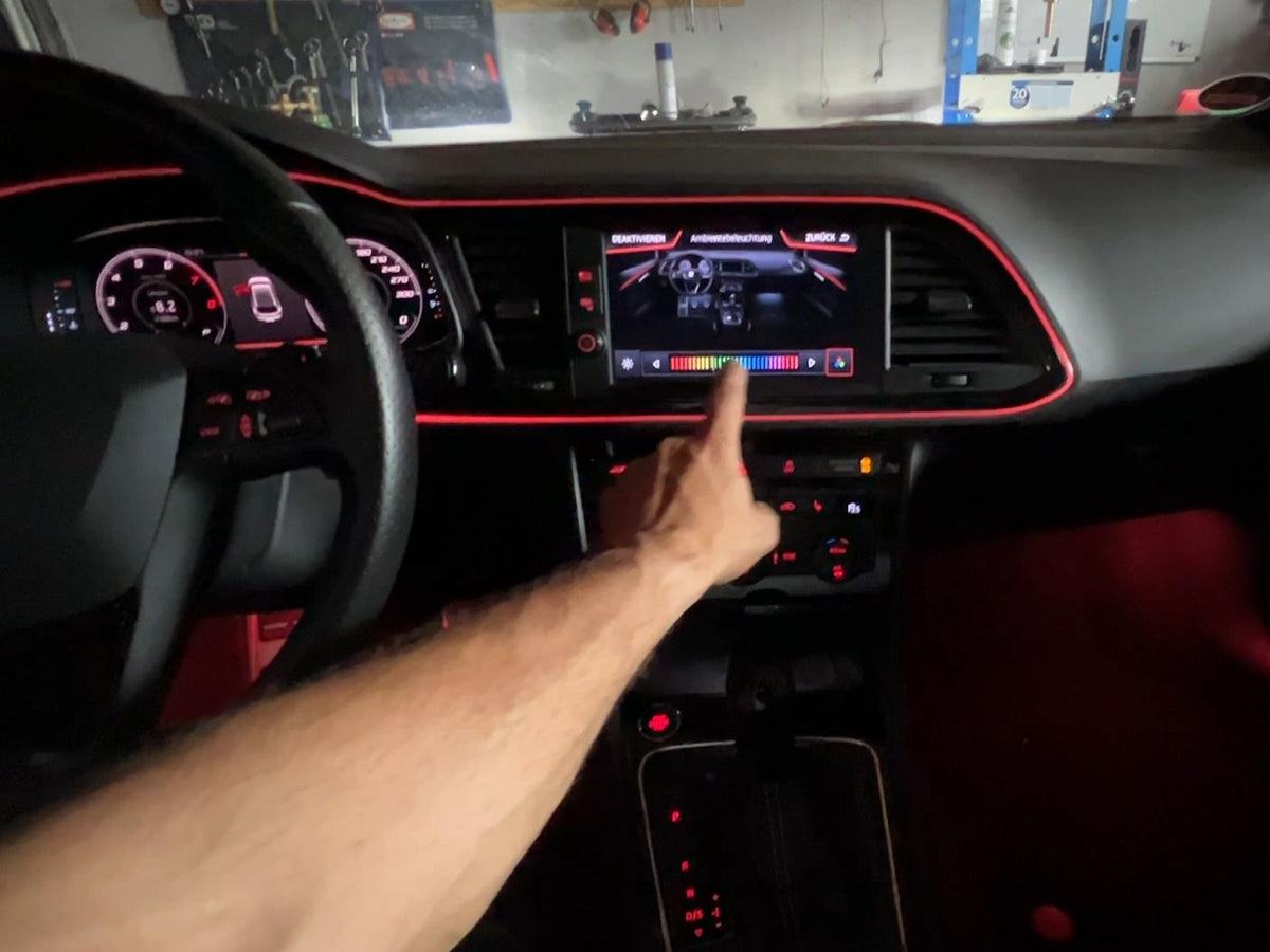 Farbwahl über das originale Infotainment Seat Leon 5F