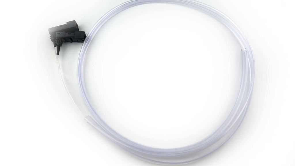 Transparenter Lichtleiter mit LED-Modul