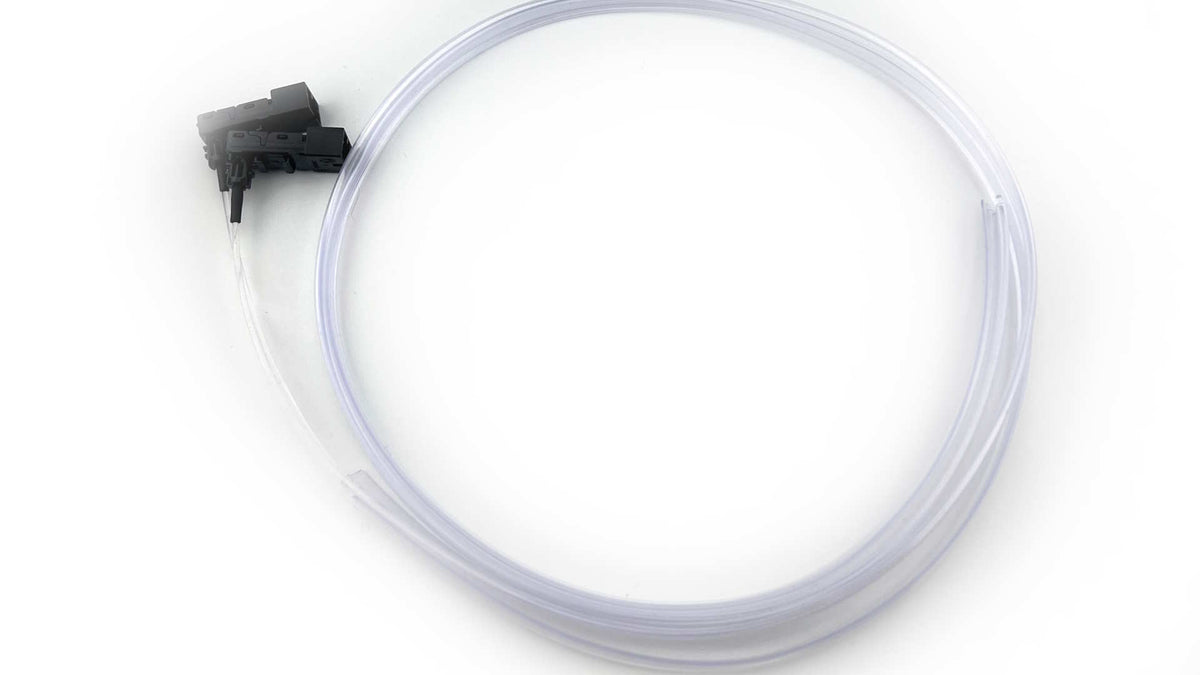 Transparenter Lichtleiter mit LED-Modul