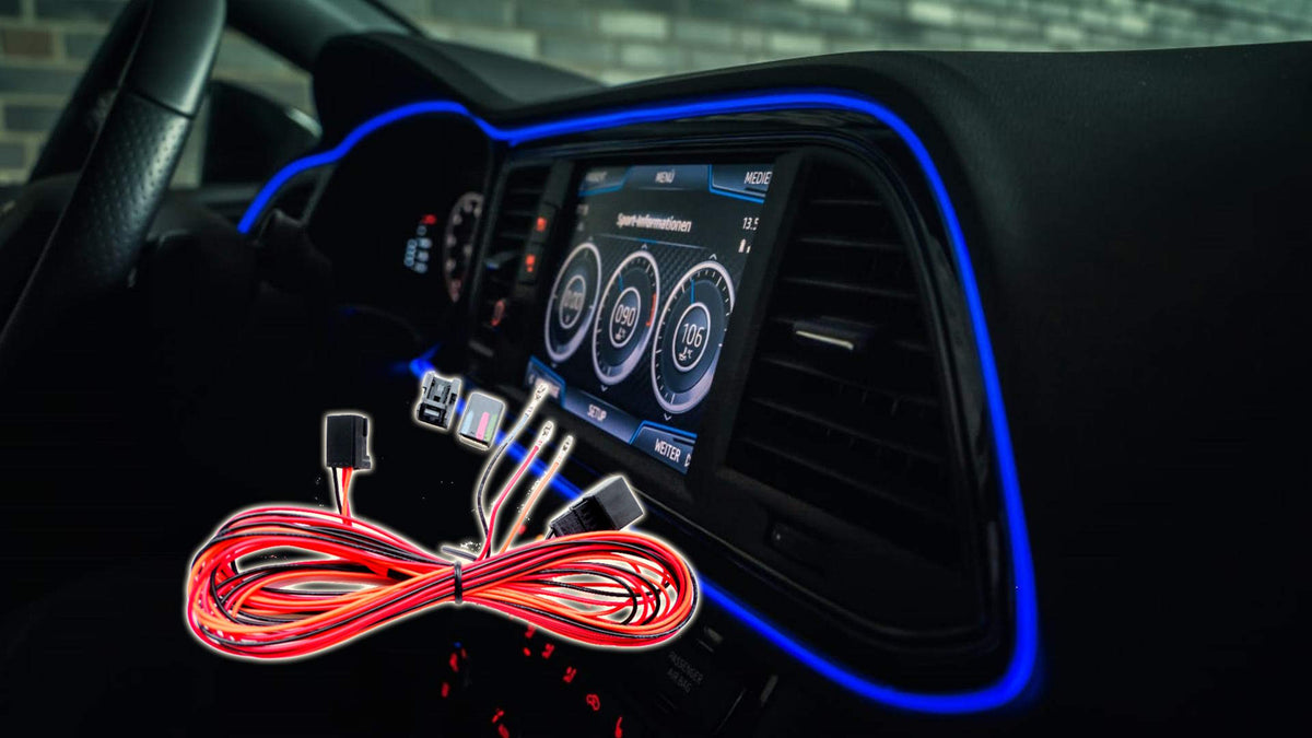Ambiente Beleuchtung Armaturenbrett Seat Leon 5F mit Lieferumfang