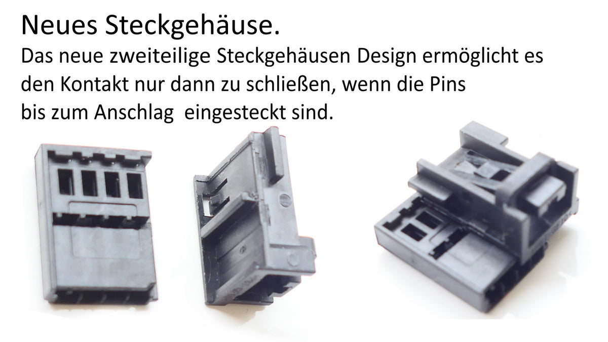 Zweiteiliges Steckgehäuse