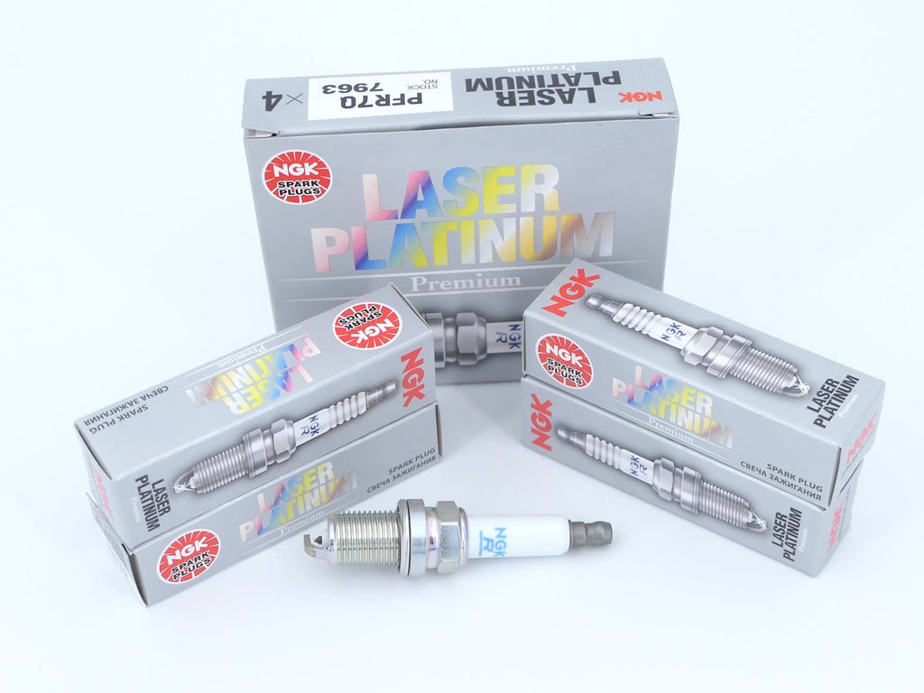 4x NGK Laser Platinum Zündkerzen PFR7Q mit Verpackung