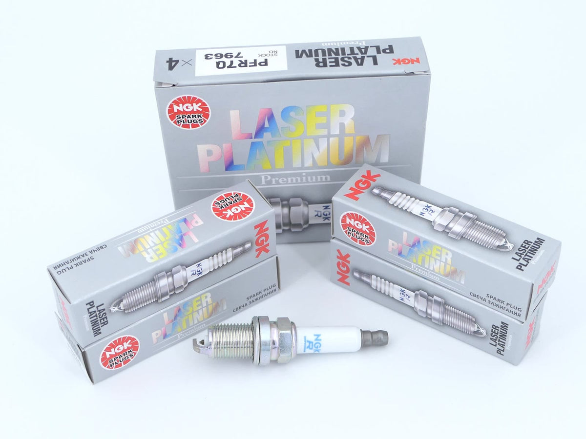 4x NGK Laser Platinum Zündkerzen PFR7Q mit Verpackung