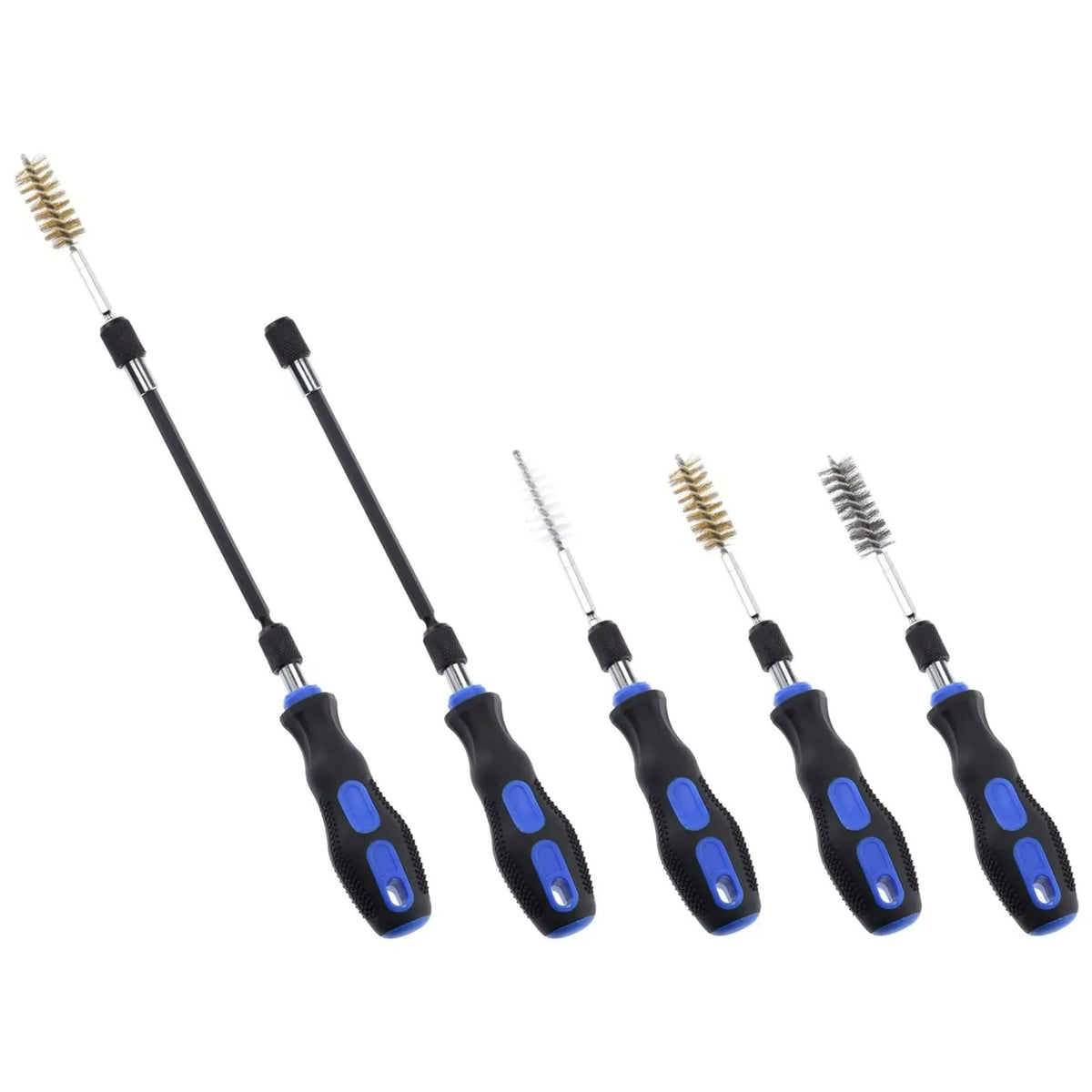 Handgriff, Verlängerung und Bürsten mit 6,3-mm-Schnellaufnahme