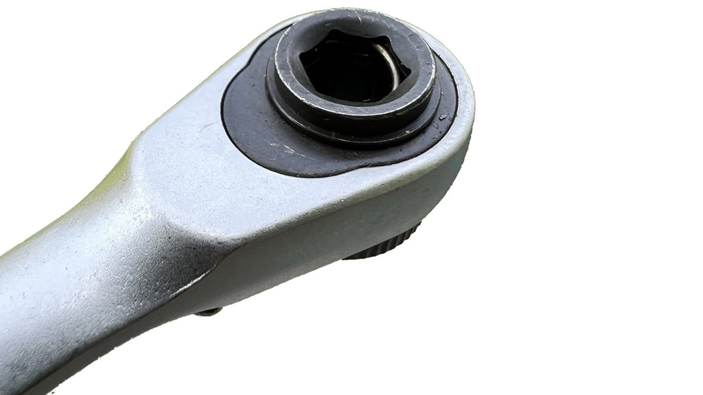 Nahaufnahme Ratschenkopf mit 1/4-Zoll-Aufnahme