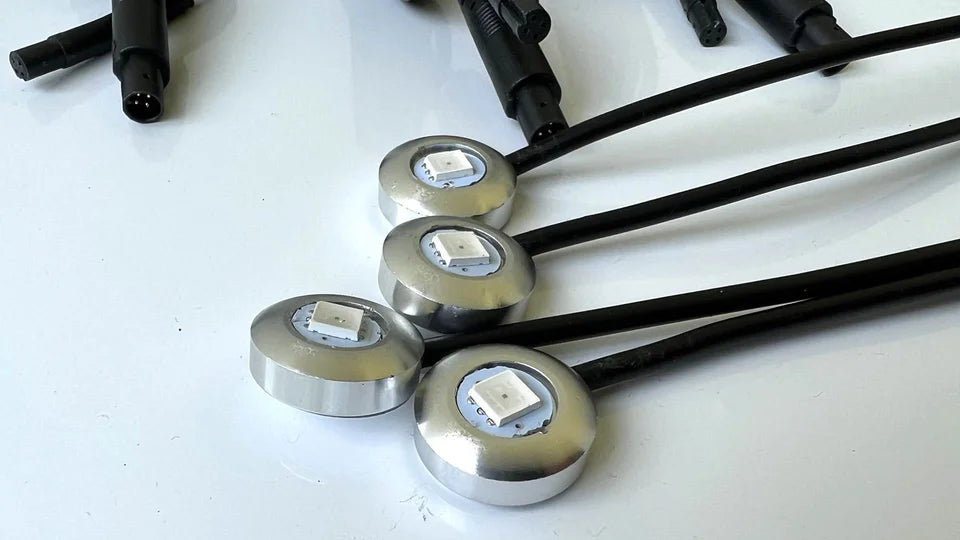 RGB LED Fußraumbeleuchtung vorne und hinten Audi A6 4G