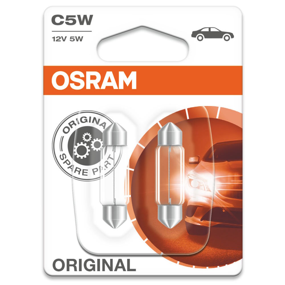 C5W Leuchtmittel 12V 5W (Beispielabbildung Osram)