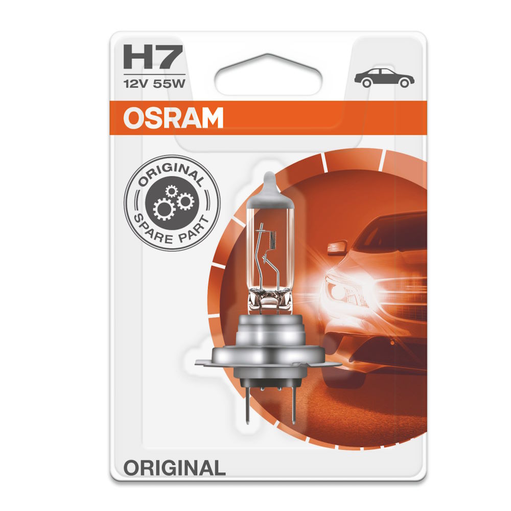 H7 Leuchtmittel 12V 55W (Beispielabbildung Osram)