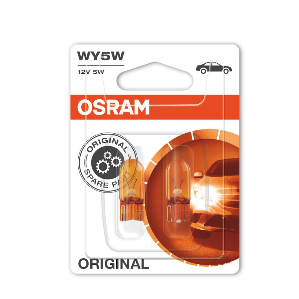 WY5W Leuchtmittel 12V 5W (Beispielabbildung Osram)