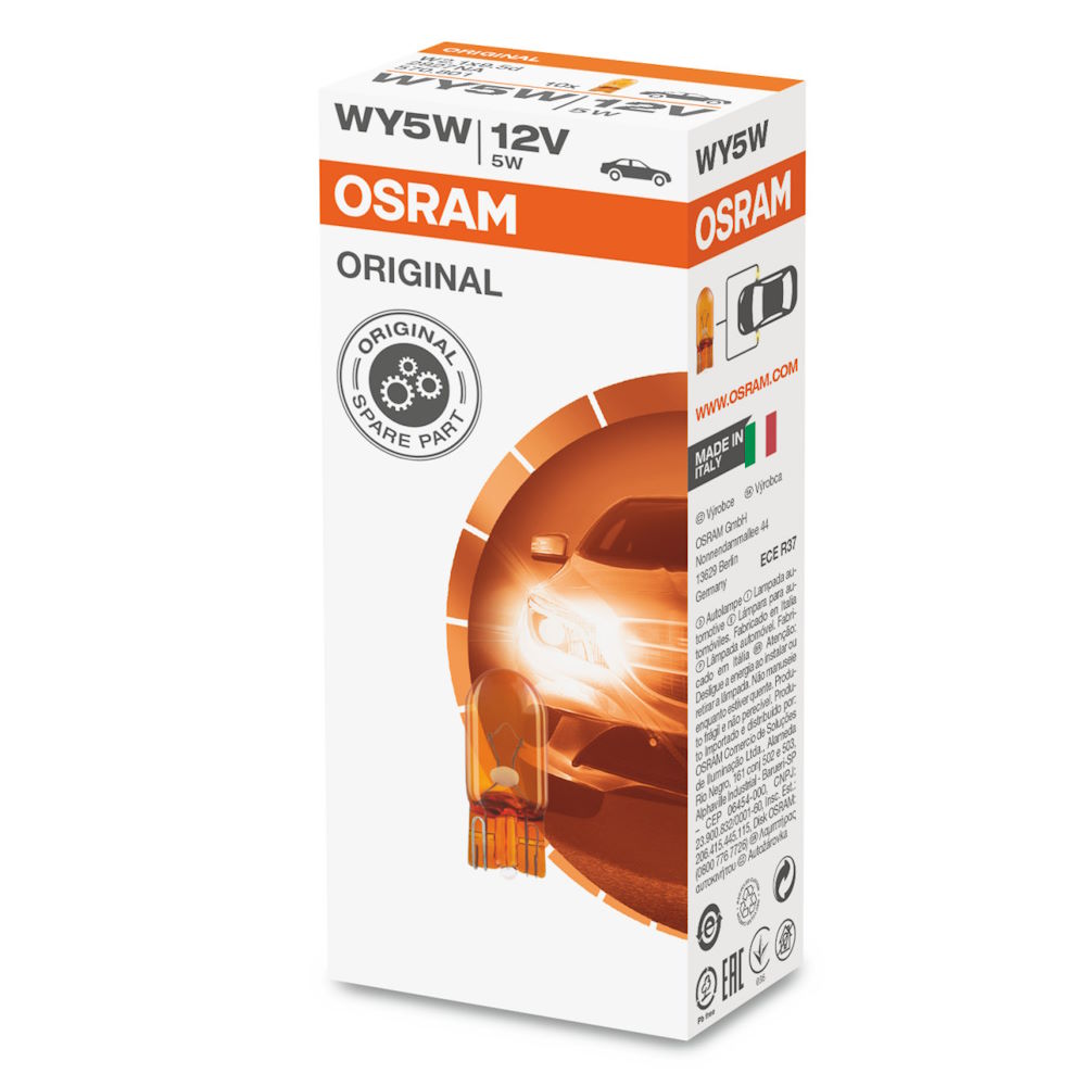 WY5W Leuchtmittel 12V 5W (Beispielabbildung Osram)