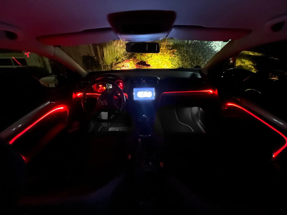 Ambientelicht Armaturenbrett und Türen vorne, Golf6, Gesamtansicht