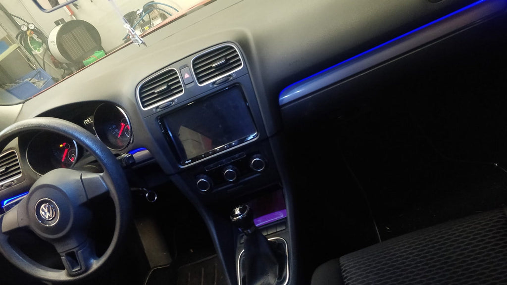 Ambientelicht Armaturenbrett Detailansicht, Golf6