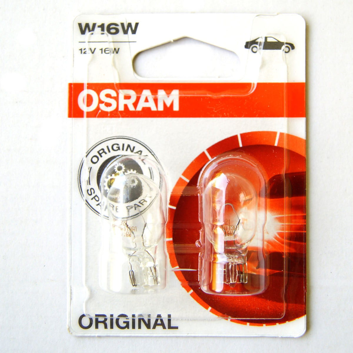 W16W Leuchtmittel 12V 16W (Beispielabbildung Osram)